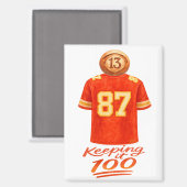 Numerology It Adds Up: Keeping It 100 Magnet (Vorderseite/Rückseite)