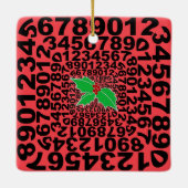 Numerophile Designschmuck Keramikornament (Rückseite)