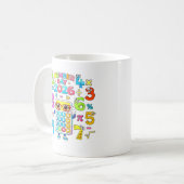 Numertag 2026 Rechner Mathe-Design für Kinder Kaffeetasse (Vorderseite Links)