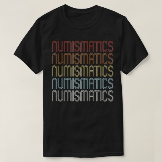 Numismatics Coin Collection T-Shirt (Design vorne)