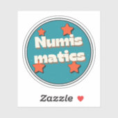 Numismatik Aufkleber (Blatt)