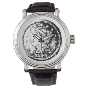 Numismatik der Geschenkidee, Münzsammler Armbanduhr