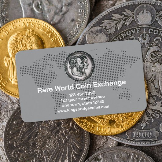 Numismatist Coin Shop Visitenkarte