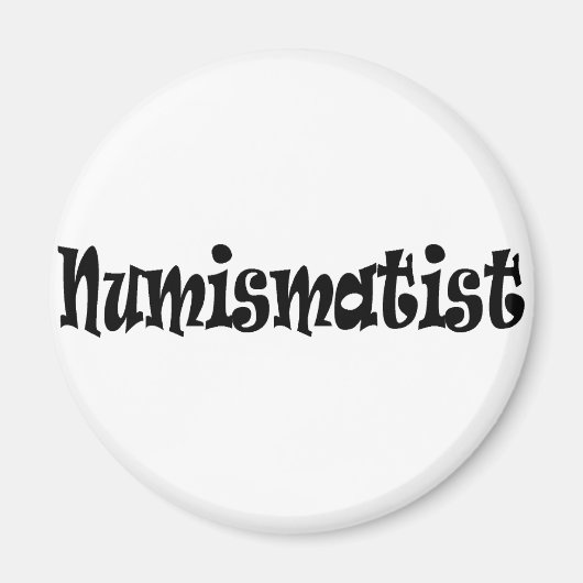 Numismatistische T - Shirt und Geschenke. Magnet (Vorne)