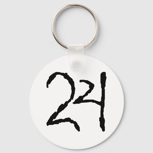 Nummer24 Schlüsselanhänger (Vorderseite)