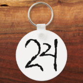 Nummer24 Schlüsselanhänger (Vorderseite)