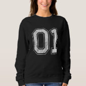 Nummer 01 sweatshirt (Vorderseite)