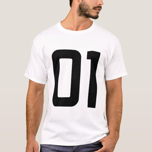 NUMMER 01 T-Shirt (Vorderseite)