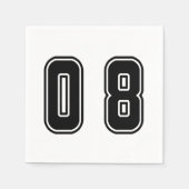 Nummer 08 serviette (Vorderseite)