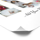 Nummer 10 FotoCollage Fotodruck (Ecke)