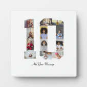 Nummer 10 FotoCollage Fotoplatte (Vorderseite)