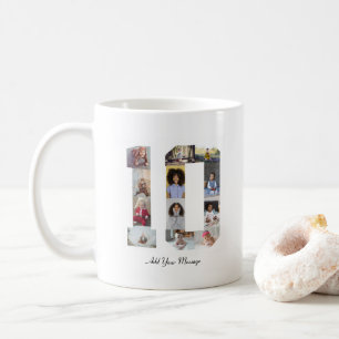 Nummer 10 FotoCollage Kaffeetasse