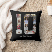 Nummer 10 FotoCollage Kissen (Decke)