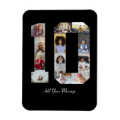 Nummer 10 FotoCollage Magnet (Vertikal)