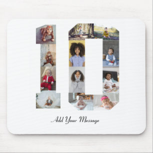 Nummer 10 FotoCollage Mousepad