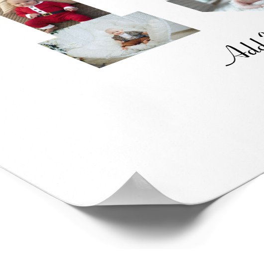 Nummer 10 FotoCollage Poster (Ecke)