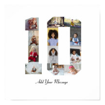 Nummer 10 FotoCollage