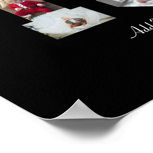 Nummer 10 FotoCollage Poster (Ecke)