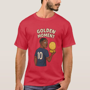 Nummer 10 Hommage   Cartoon Football Hero T - Shir T-Shirt