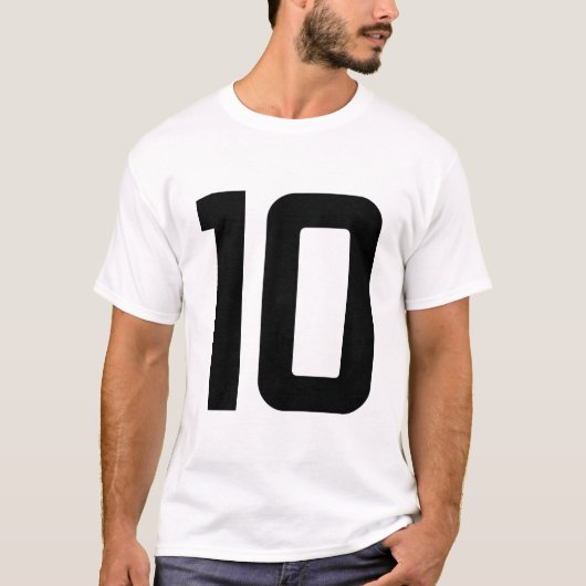 NUMMER 10 T-Shirt (Vorderseite)