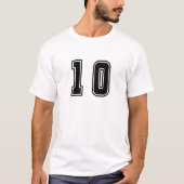 Nummer 10 T-Shirt (Vorderseite)
