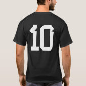 Nummer 10 T-Shirt (Rückseite)
