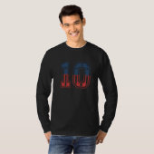 Nummer 10 USA T-Shirt (Vorne ganz)