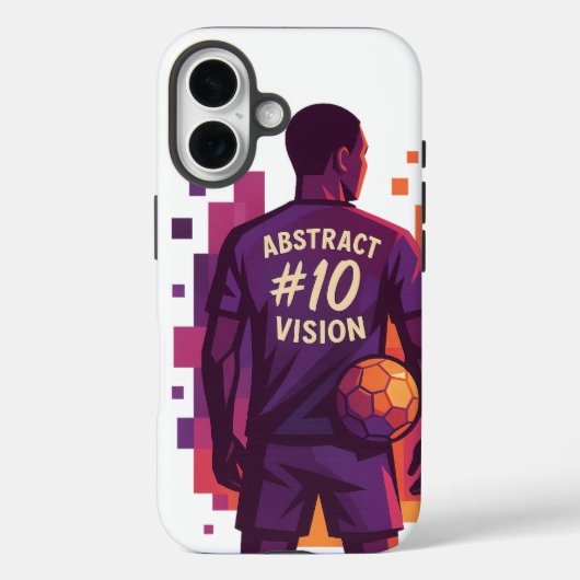 Nummer 10 Vibes | Stylish Sport iPhone Case (Rückseite)