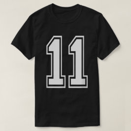 Nummer 11 Varsity Sports Team Jersey 11. Geburtsta T-Shirt