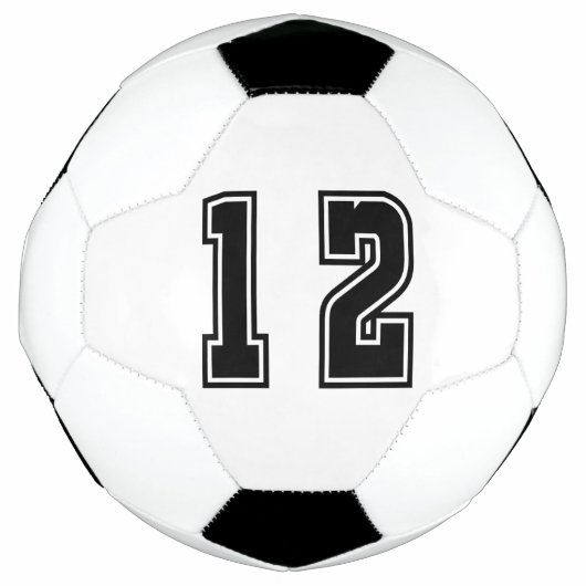 Nummer 12 fußball (Vorderseite)