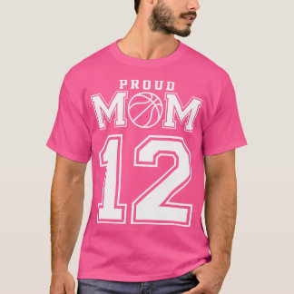 Nummer 12 Personalisierte Mama für kundenspezifisc T-Shirt