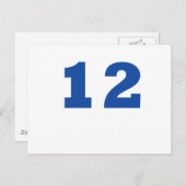 Nummer 12! postkarte (Vorne/Hinten)