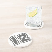 Nummer 12 sandstein untersetzer (Seite)