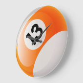 Nummer 13 Billardstollen Große Wanduhr (Winkel)