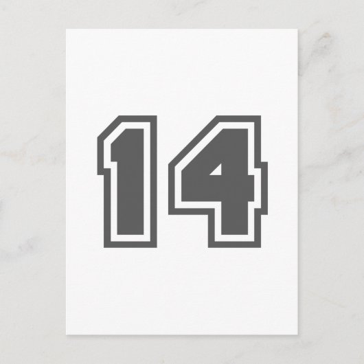 Nummer 14 postkarte (Vorderseite)