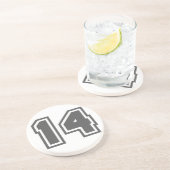 Nummer 14 sandstein untersetzer (Seite)