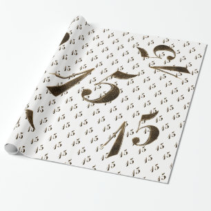 Nummer 15 Mädchen 15. Quinceanera Geburtstagsfeier Geschenkpapier