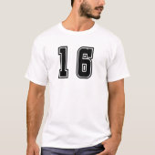 Nummer 16 T-Shirt (Vorderseite)