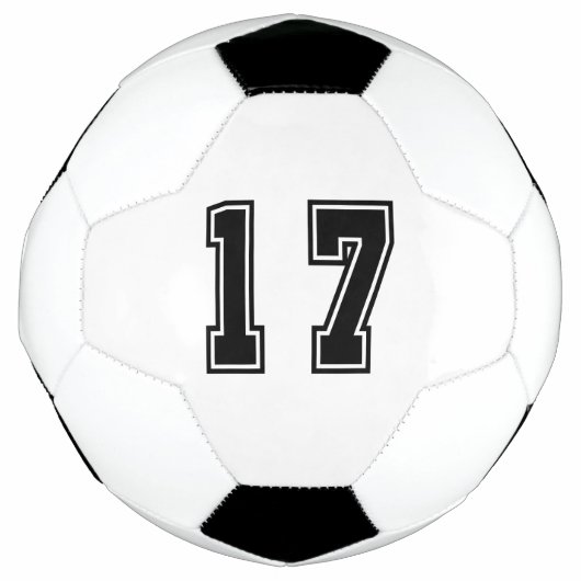 Nummer 17 fußball (Vorderseite)