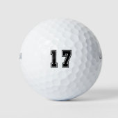 Nummer 17 golfball (Vorderseite)