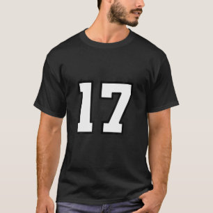 Nummer 17 Varsity Sports Style T Shirt