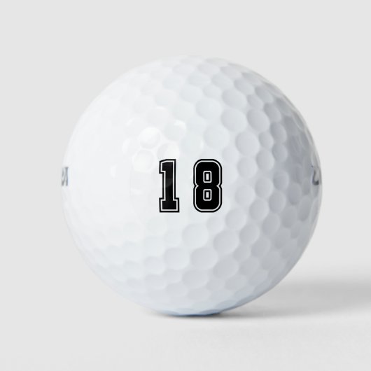 Nummer 18 golfball (Vorderseite)