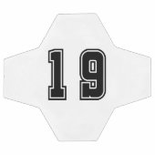 Nummer 19 fußball (Flach)