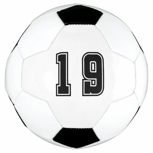 Nummer 19 fußball (Vorderseite)
