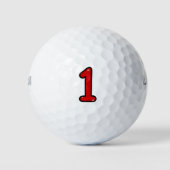 Nummer 1, 1, 1 Jahr, Nummer 1, Nummer 1 Golfball (Vorderseite)