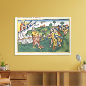 Nummer 1 1-20 Vorbereitung der Reise von Moun Leinwanddruck (Insitu (Wohnzimmer))