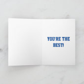 Nummer 1 Admin Foam Finger Karte (Innenseite)