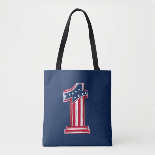 Nummer 1 Amerikaner Tasche (Vorderseite)