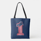 Nummer 1 Amerikaner Tasche (Rückseite)