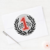 Nummer 1 Aufkleber (Umschlag)